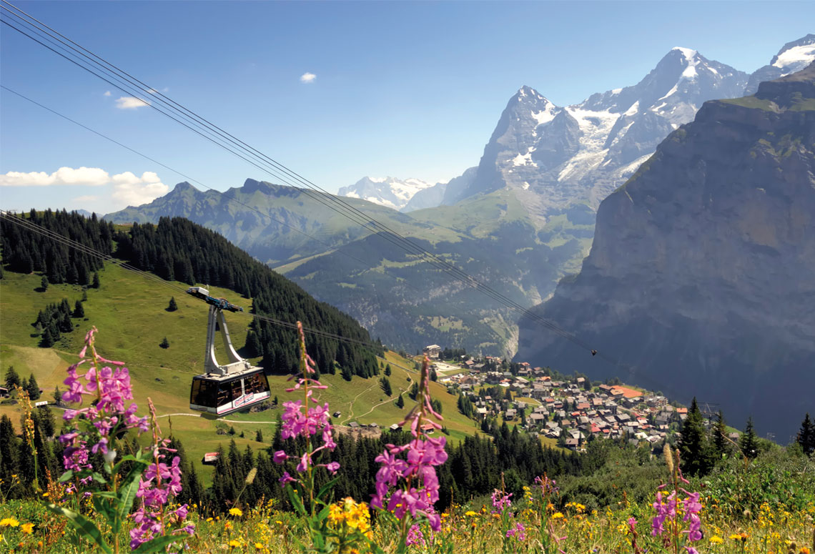 Mürren Schilthorn cable car